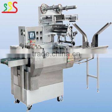 Biscuits double lane three frequency packaging machine(single piece or multiple pieces)