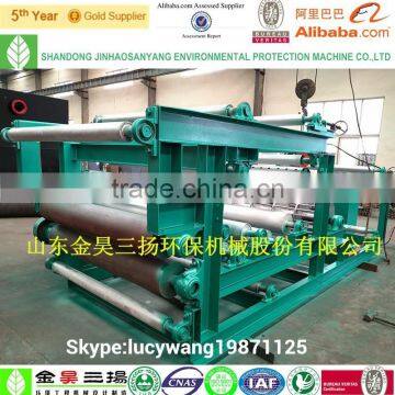 Integrative belt thickening and dewatering machine