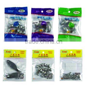 bullet lead sinker small packing lead weight for fishing