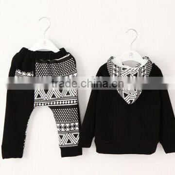 New Fashion Geometric Pattern Baby Boys Clothes photo-4