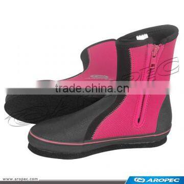 Hovercraft 5mm Neoprene Zipper Felt-Soled Scuba Diving Boots, Water Shoes