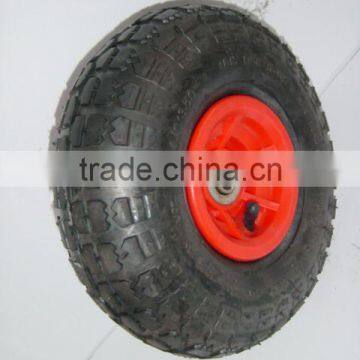 pneumatic wheel 3.50-4 plastic rim