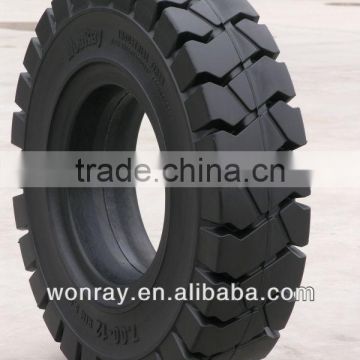 7.00-12/5.00 Resilient rubber Tires , airless tires