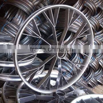 24x2.125 Rubbish Cart Wheel( Welded Steel Plate,Heavy-duty Cart Wheel ) photo-4