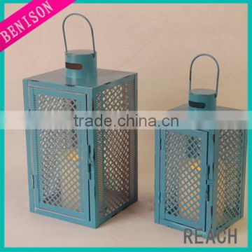 2017 spring metal hanging vintage spring lantern for home decoration