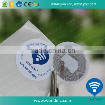 144 Bytes Memory Passive 13.56MHz NFC Sticker 213