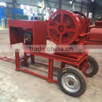 High quality Diesel Engine small jaw crusher mobile stone crusher machine for sale