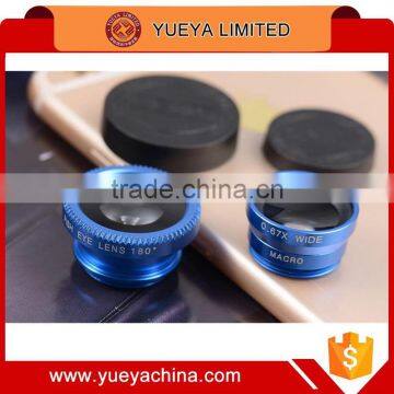 Universal Clip Fish Eye Lens Wide Angle Micro 3 in 1 for Cellphone photo-4