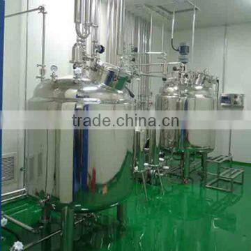 Sanitary high shear cosmetc cream mixing vessel