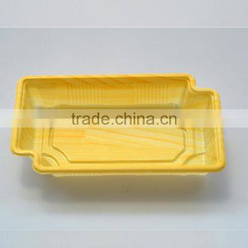 Yellow Disposable Plastic Food Container With Lid photo-5