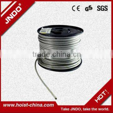 stainless elevator steel wire rope