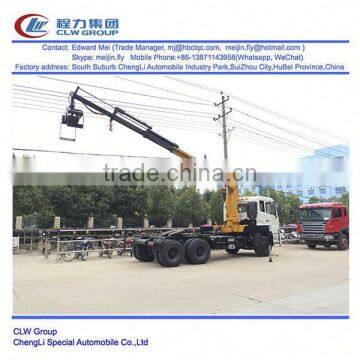 Dongfeng 6*4 Truck Tractor With Crane 200 Ton Liebherr Truck Crane photo-3
