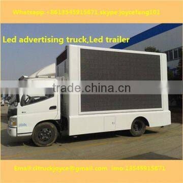 P10 Mobile Truck/trailer/car Moving Advertising Led Display Truck For Sale