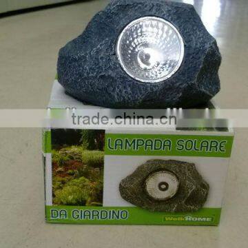 Hot Selling!!!Stone Shaped Solar Lamp/Solar Lamp Outdoor/Portable Solar Lamp