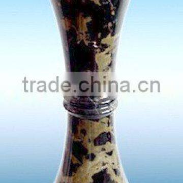 NATURAL BLACK AND GOLD MARBLE FLOWER VASES photo-5