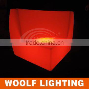 Leisure Nightclub Illuminated Plastic LED Sofa Corner photo-5