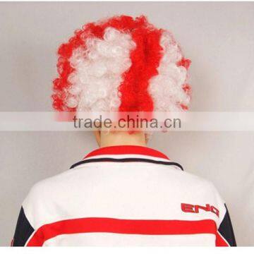 Colorful Soccer Fans Wig Afro Wholesale photo-2