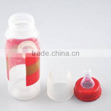 Eco-friendly Food Grade BPA Free Silicone Baby Feeder Bottle With Dispensing Spoon&Plastic Storage Cap photo-2