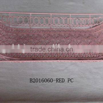 Iron Wire Rectangle Plate With Handle photo-3