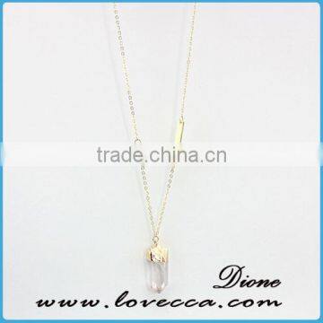 Dubai Gold Necklace Fashion Gold Long Chain Gemstone Necklace photo-6