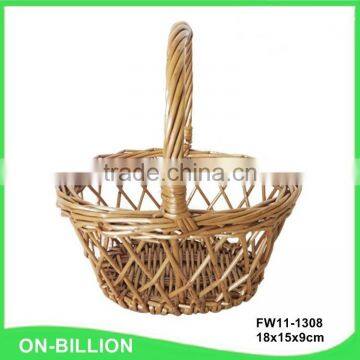 Handmade Decoration New Lovely Small Easter Wicker Basket photo-4