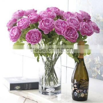 SJNP0663 Factory Price Wholesale Peony, Artificial Peony Flowers photo-5