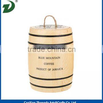 Small Wooden Barrel Decoration photo-6