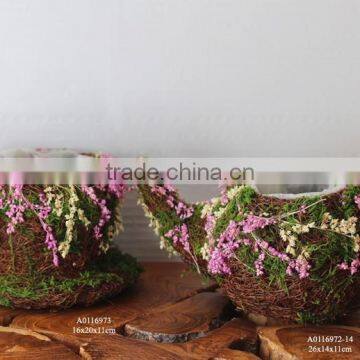 Tea Pot Planter Moss and Vine Container Fairy Garden Supply photo-3