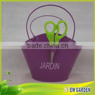 Flexible High Quality Decoration Metal Handbag Shaped Flower Pot photo-6