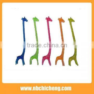 8 Pcs Plastic Colorful Swizzle Sticks photo-4