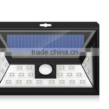 China 24 Led Wall Mounted Outdoor Solar Powered Gate Auto Lighting