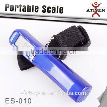 Durable 40kg/10g Portable Digital LCD Weight Hanging Hook Scale Blue photo-4