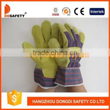 DDSAFETY Wholesale Cheap Leather Safety Gloves Luvas De Couro