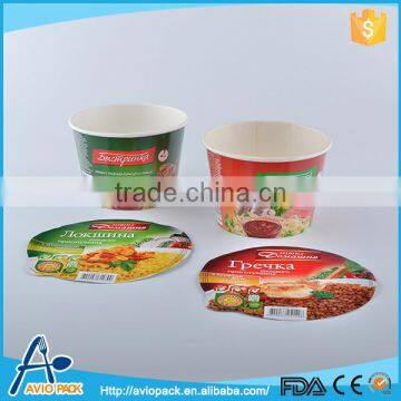 Professional colorful disposable japanese paper noodle bowl