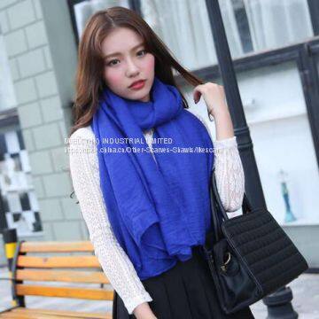 Single Color Spring Autumn Women Scarf Shawl Wholesale