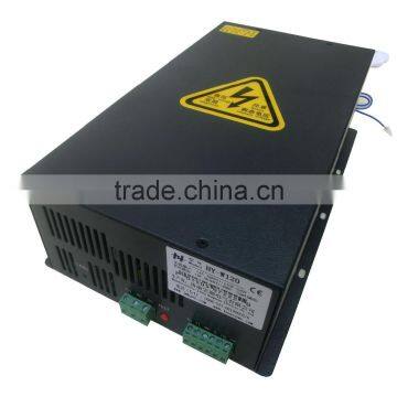 HY-W120 for CO2 laser tubes below 110W from different factories, support 110V 220V input voltage, wide range of input voltage