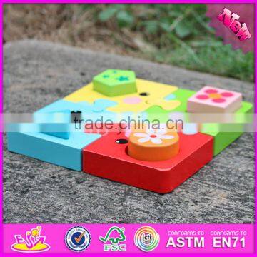 2016 New Design Geometry Puzzle Wooden Educational Toddler Toys W13E071 photo-4