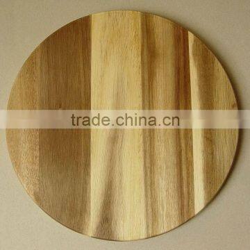Acacia Wood Cutting Board in Round Shaped