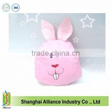 Pink Cute Rabbit Shape Polyester Folding Grocery Shopping Bag photo-2