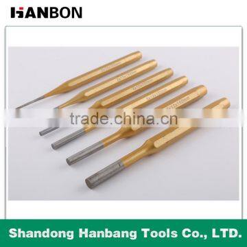 6PCS gold plating chisel set