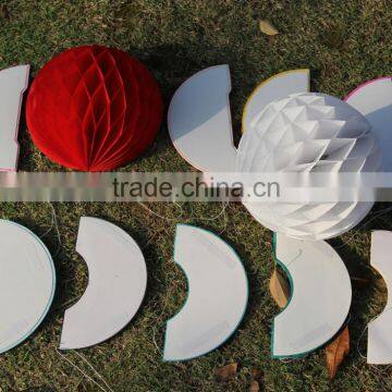 DIY Tissue Paper Honeycomb Balls Wedding Party Decoration Honeycomb Ball photo-3