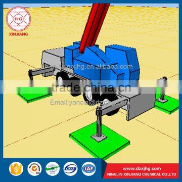 Custom Uhmwpe Crane Outrigger Mat on Sale