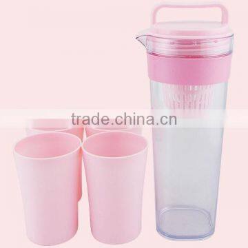 Popular Plastic Water Kettle With 4 Cups photo-3