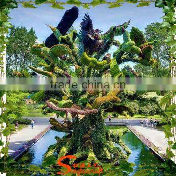 Artificial Topiary Birds and Animals Artificial Grass Landscaping Animal for Garden photo-2