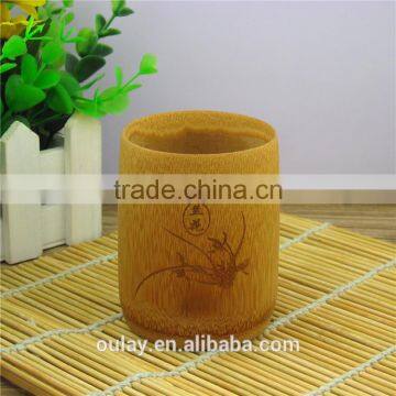 Chinese Handmade Nature Bamboo Cups Drink Cups Beer Cup With Logo