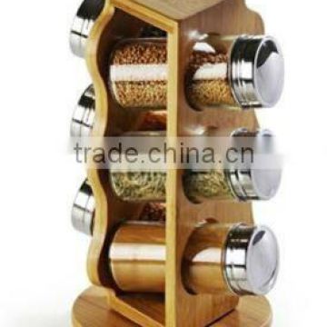 Bamboo spice rack