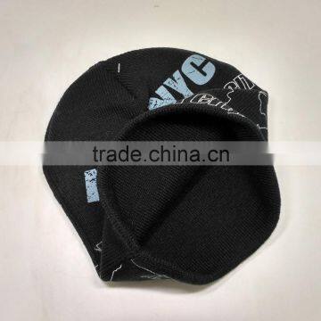 The Statue of Liberty English Letter Stamp British Style Wool Hat Wool Insulation Sleeve Cap Ear Cap photo-3