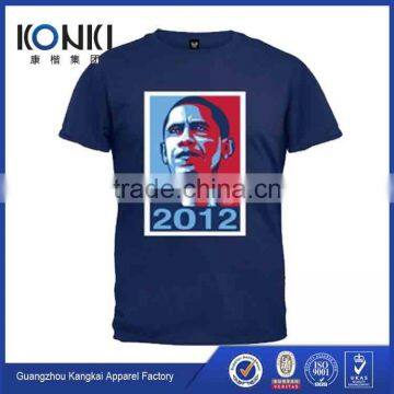 cheapest election campaign promotional t shrit 100% polyester O-neck t shirts