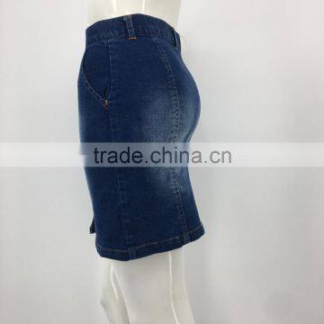 Ladies OEM Contomporary Denim Wrap Sexy Skirt photo-4