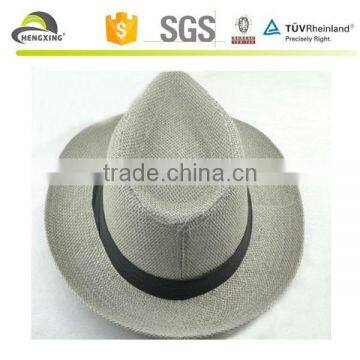 Womens Classic Straw Cloche Straw Summer Hat With Ribbon photo-3